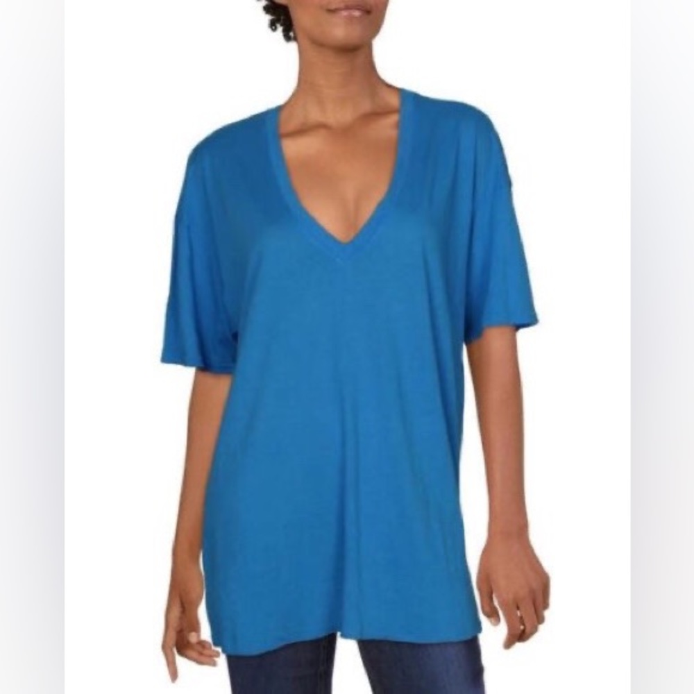 NWT Hudson Jeans Blue T-Shirt in Size Medium